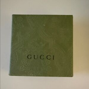 Gucci Olive Embossed Box